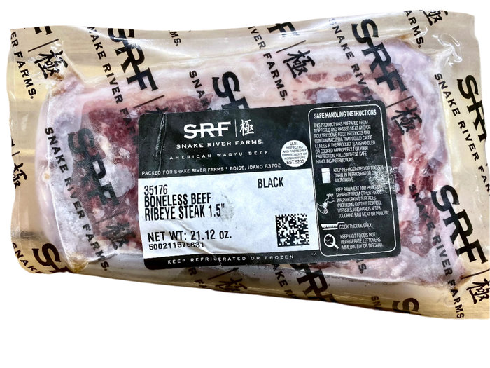 American Wagyu Beef Black Grade 1.5" Ribeye Steak | Snake River Farms