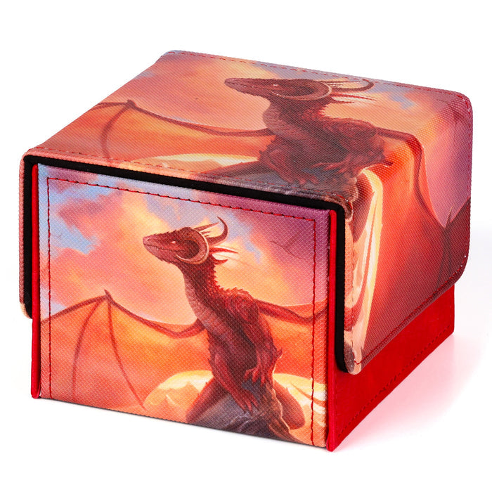 100+ XL Deck Box | Red Dragon