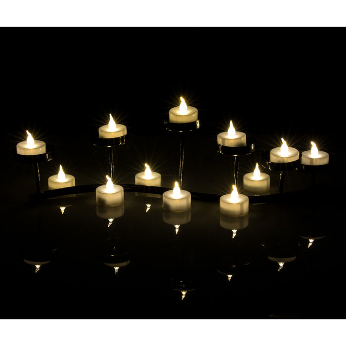 100pcs Warm White LED Candle Tea Light Flameless Non-Flickering Tealight