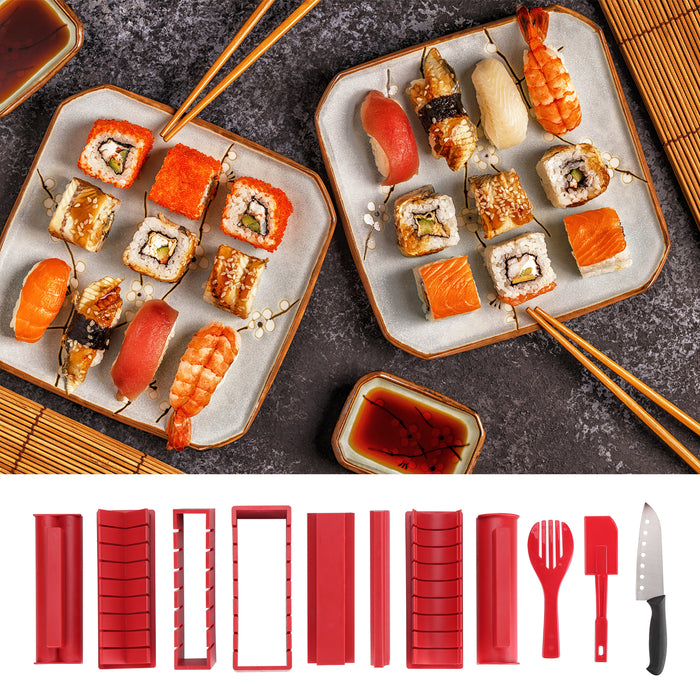 11Pcs Sushi Making Kit Sushi Rolls with Premium Sushi Knife