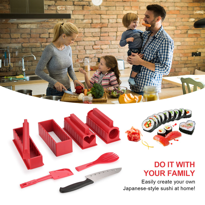 11Pcs Sushi Making Kit Sushi Rolls with Premium Sushi Knife