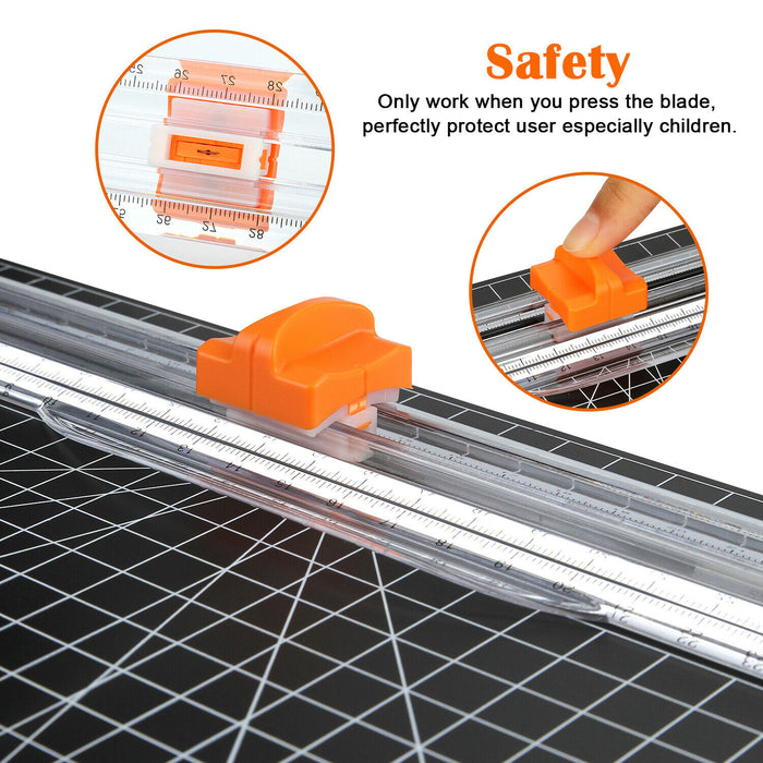12" A4 Paper Trimmer Cutter Scrap Booking Tool Safeguard Guillotine Page