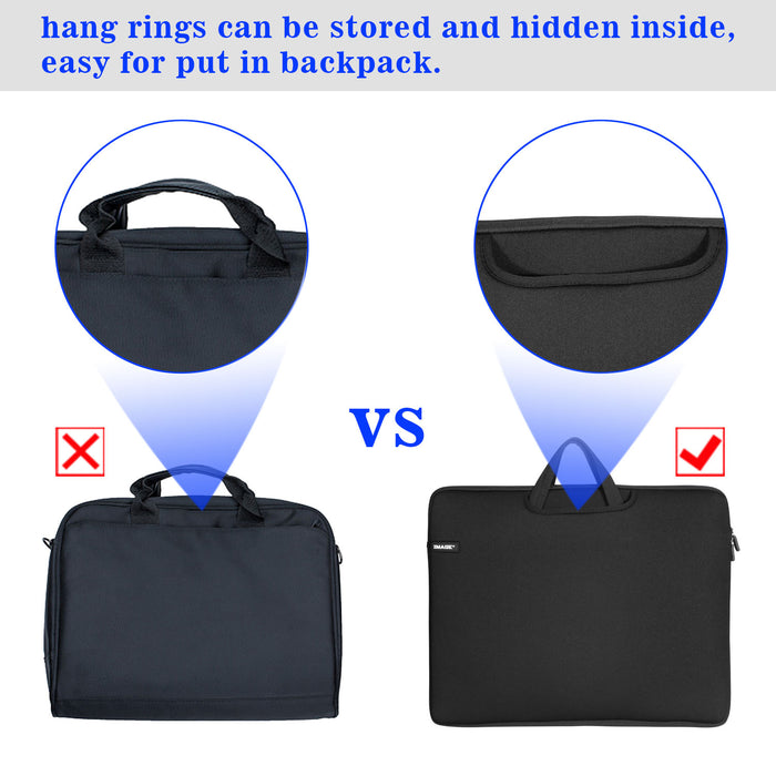 17In Laptop Sleeve Travel Storage Case Pouch Cover Messenger Bag for Tracing Pad Notebook