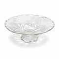 Vintage Heisey Rose Open Jam Server - Depression Era Etched Glass