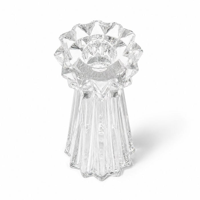 1960s Rosenthal Blossom Crystal Vase - 7 Inch Tall Made in Germany