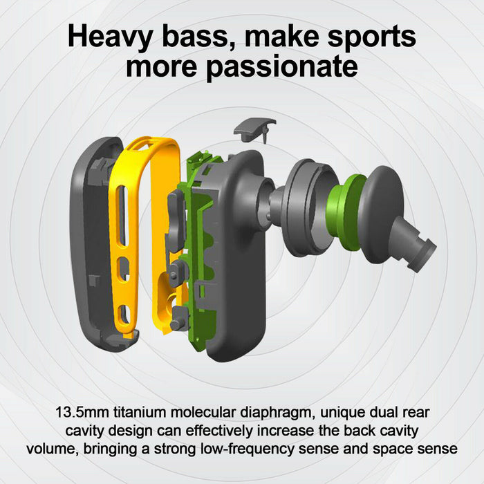 2 in 1 Sports MP3 Player Waterproof Stereo Bluetooth Headsets Earphone 16GB