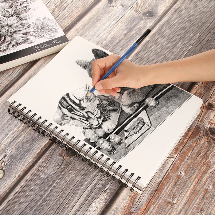 2 Packs Art SketchBook 100 Pages for Writers Illustrators
