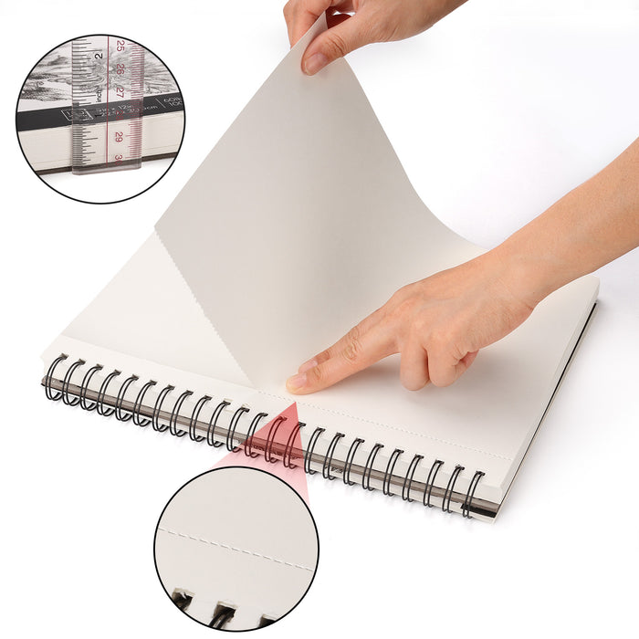 2 Packs Art SketchBook 100 Pages for Writers Illustrators