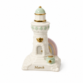 2002 Lenox Lighthouse Calendar Sculpture March - Vintage Figurine