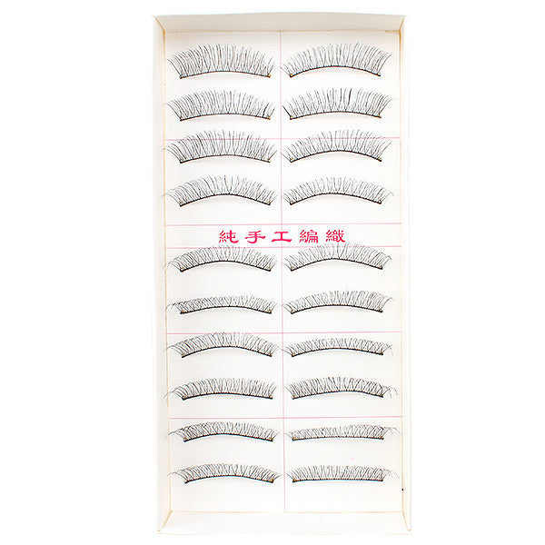 20Pairs Makeup Handmade Natural Fashion Long False Eyelashes Eye Lashes