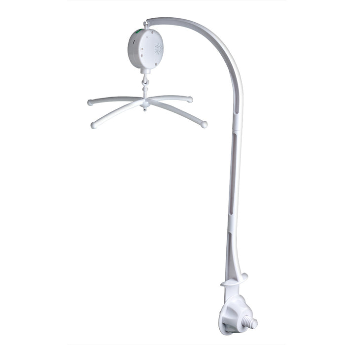 26in Rotary Baby Cot Mobile Crib Bed Toy Infant Bell Hanging Stand Arm Bracket