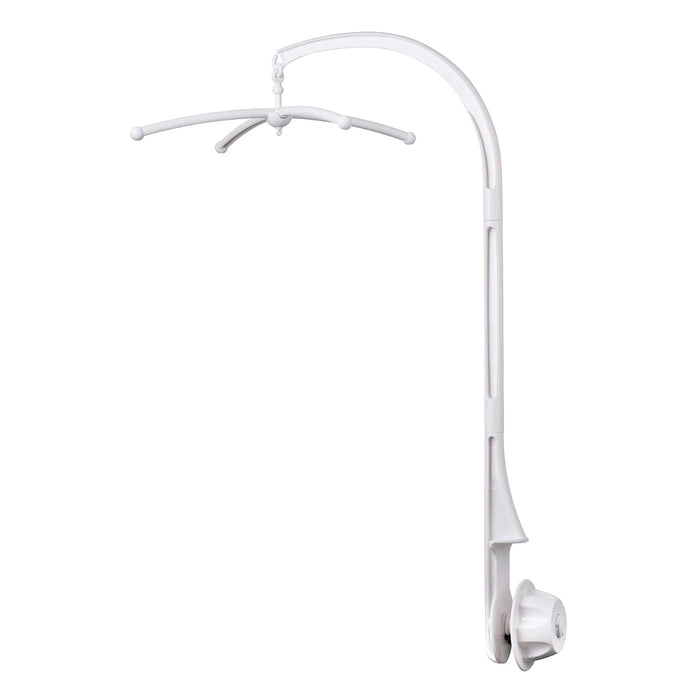 28in Rotary Baby Cot Mobile Crib Bed Toy Infant Bell Hanging Stand Arm Bracket