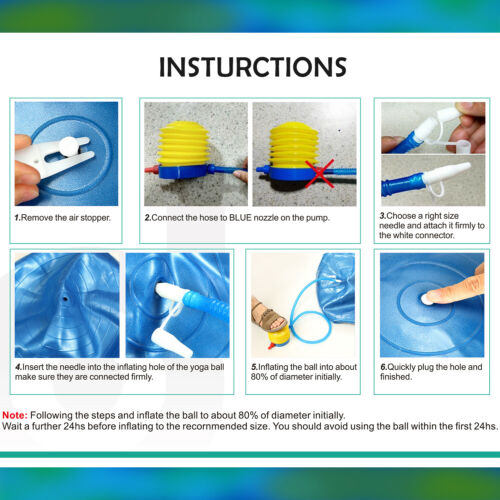 3-In-1 Yoga Ball Muscle Massage Trigger Point Foam Roller Kit Fitness Exercise