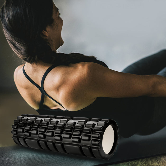 3-In-1 Yoga Ball Muscle Massage Trigger Point Foam Roller Kit Fitness Exercise