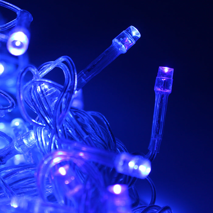 3Mx3M 300 LED Blue Fairy String Light Curtain Light with Controller