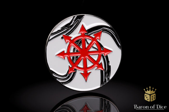 40mm Baron's Coin™ | Chaos Star | Marbled