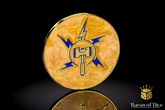 40mm Baron's Coin™ | Lightning Hammer