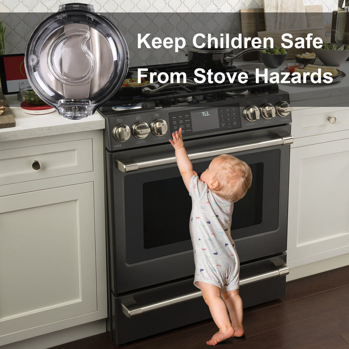 5 Pack Kitchen Gas Electric Stove Knob Safety Covers for Baby Kids Cap Locks