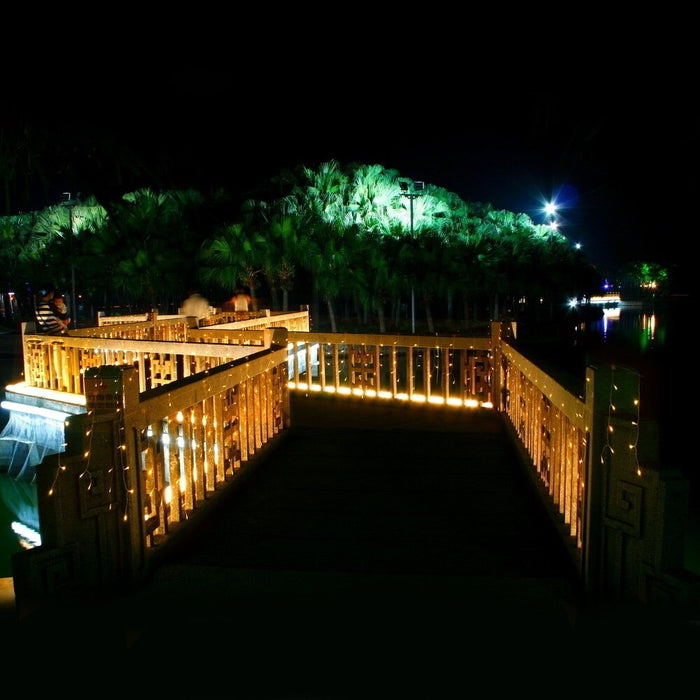 5M/16.4FTx0.6M/2FT 150LED Extendable Fairy curtain Icicle Light 8 model connectable Icicle String Light