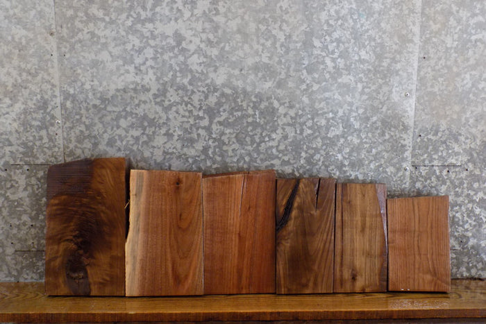 6- Rustic Kiln Dried Black Walnut Craft Pack/Lumber Boards 15563-15564
