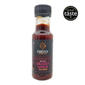 7 Deadly Wings hot sauce bottle with fiery label, extreme hot sauce for wings
