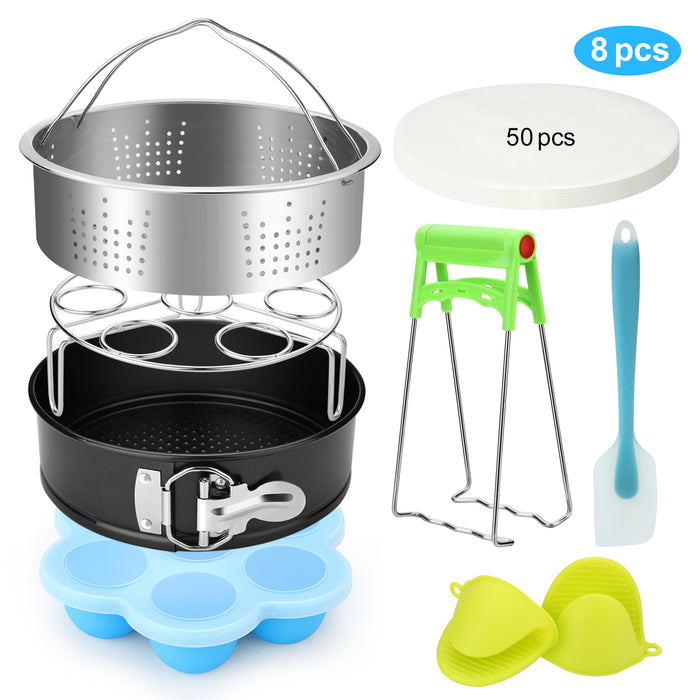 8pack Steamer Basket Egg Steam Rack Camping Cooking Set