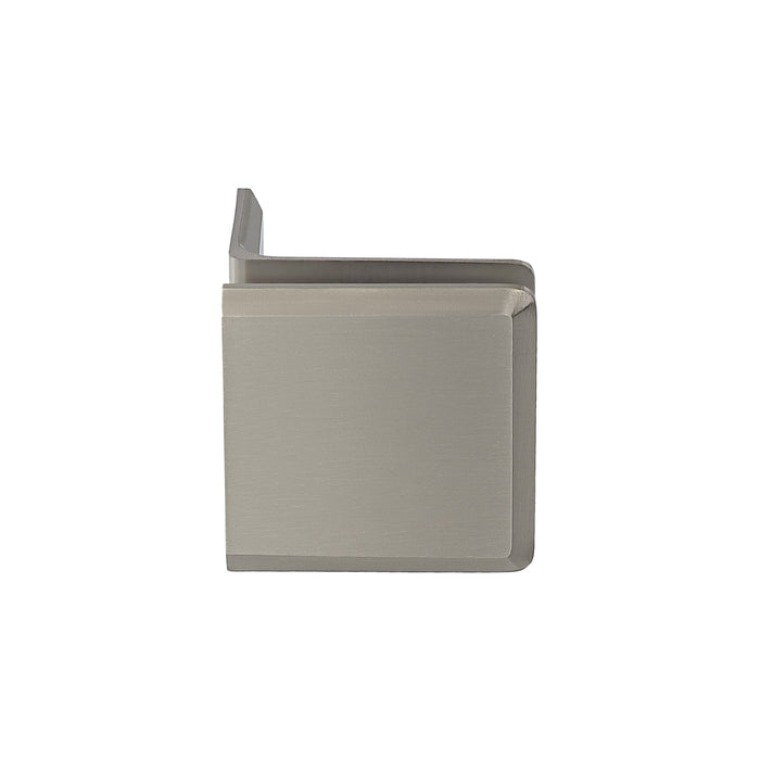 90° Beveled Wall Mount Glass Clip with Mounting Leg | TR479-B