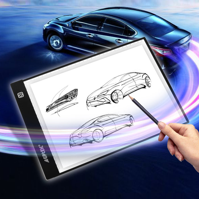 A4 Size LED Artcraft Tracing Light Pad Box Tatoo Aniamtion Sketching Designing Stencilling