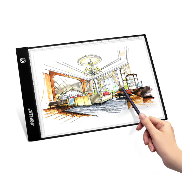 A4 Size LED Artcraft Tracing Light Pad Box Tatoo Aniamtion Sketching Designing Stencilling