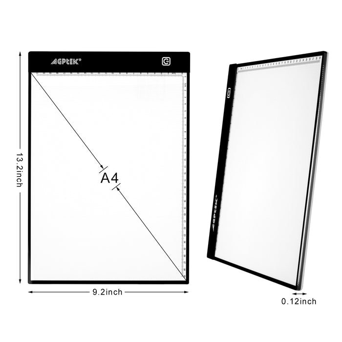 A4 Size LED Artcraft Tracing Light Pad Box Tatoo Aniamtion Sketching Designing Stencilling