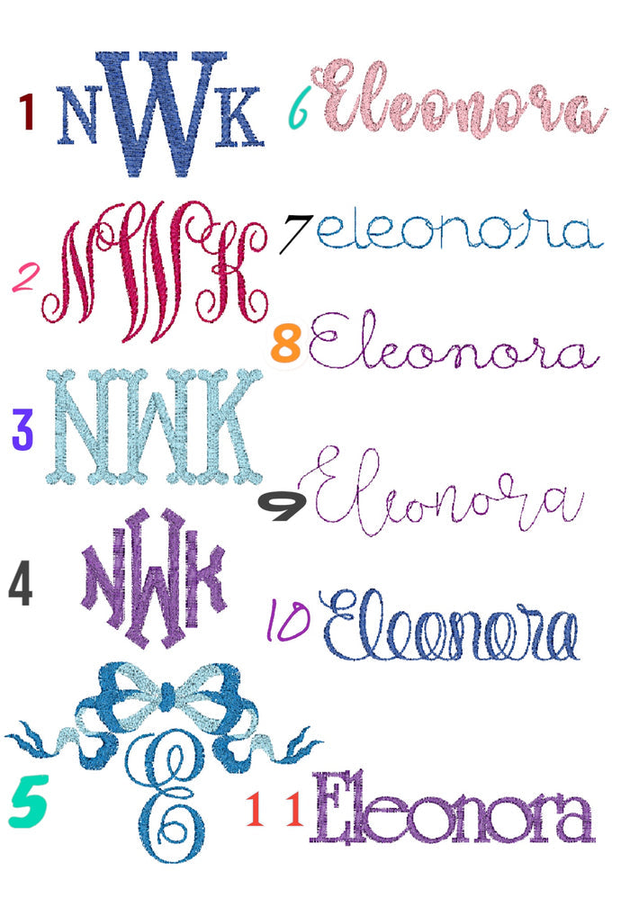 Add-on Embroidery Blankets