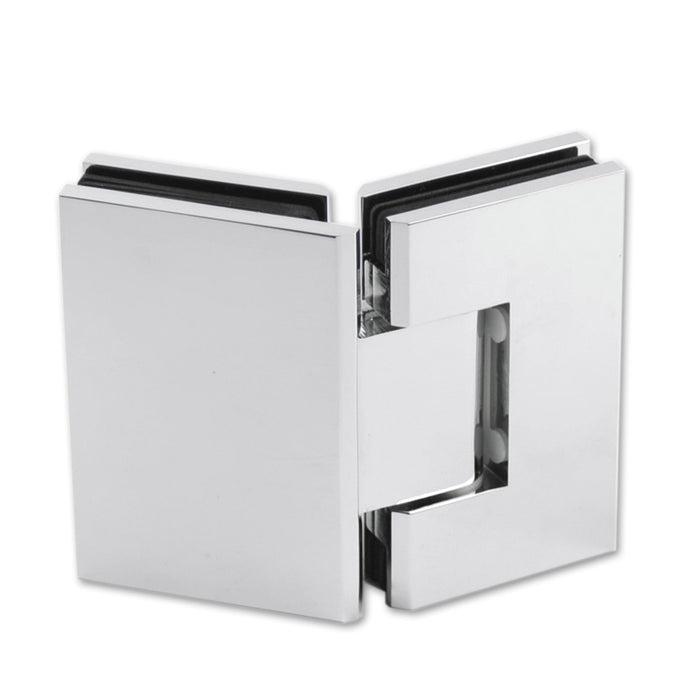 Adjustable Heavy duty 135° Glass to Glass Hinges Square Edged | TR625