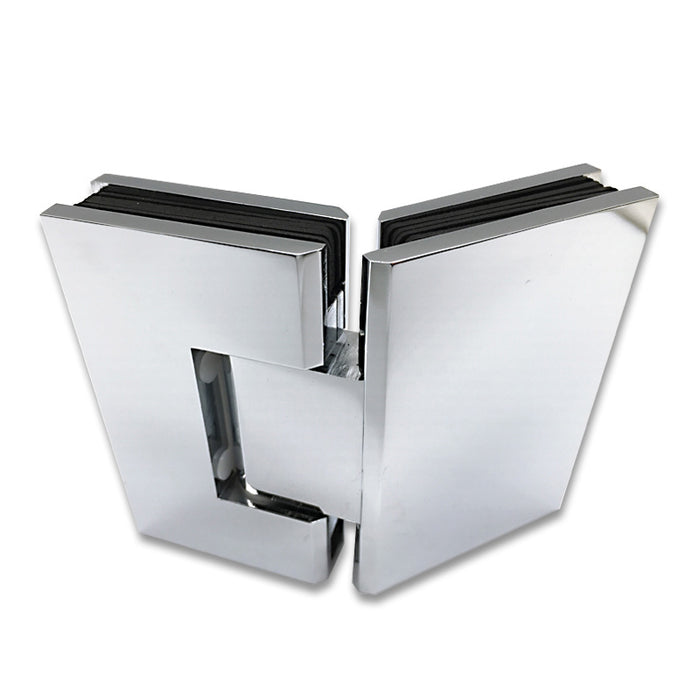 Adjustable Heavy duty 135° Glass to Glass Hinges Square Edged | TR625