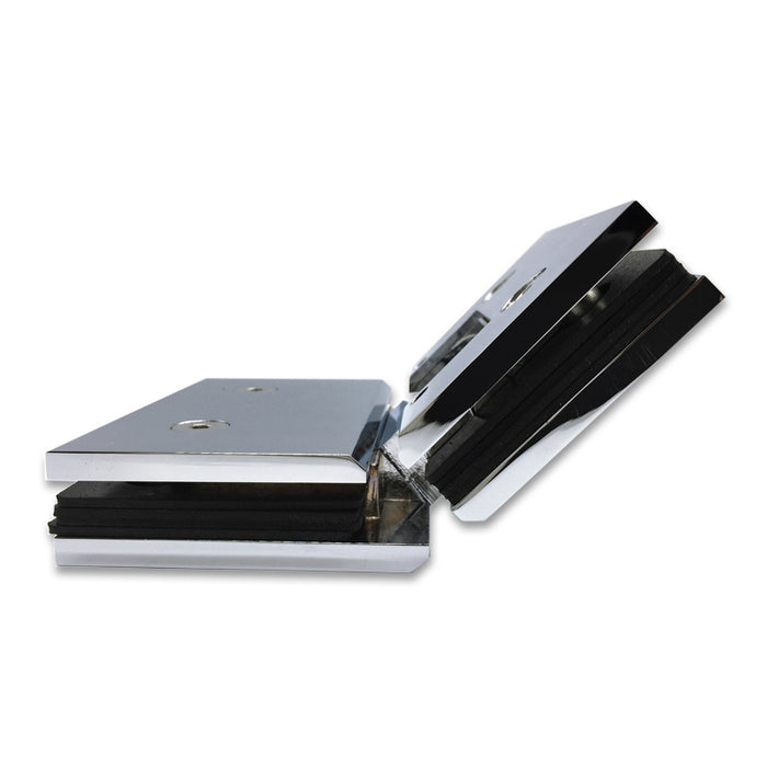 Adjustable Heavy duty 135° Glass to Glass Hinges Square Edged | TR625