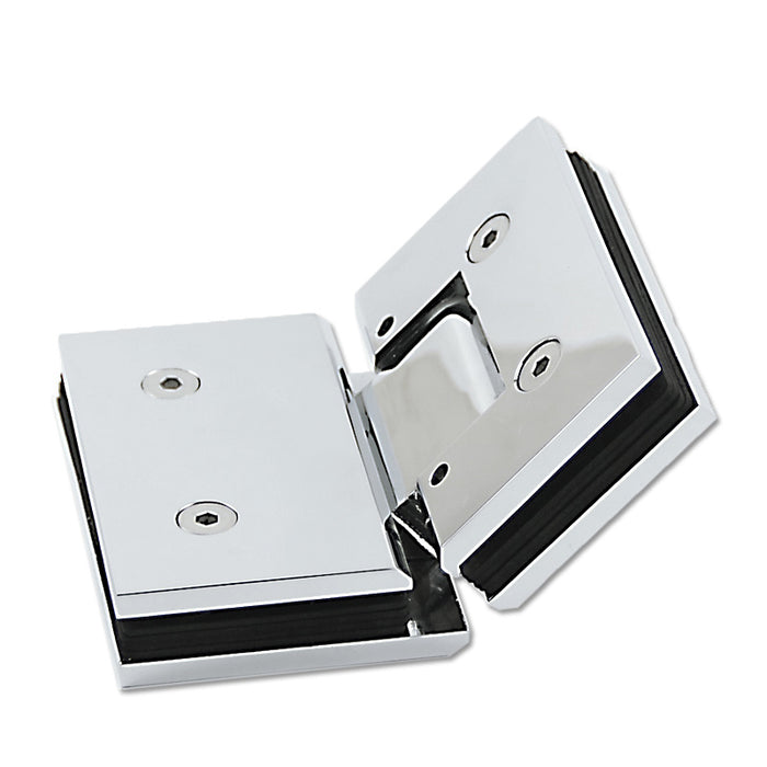 Adjustable Heavy duty 135° Glass to Glass Hinges Square Edged | TR625