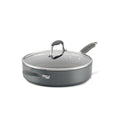 For braising and one-pot meals – hard-anodised aluminium – Anolon Advanced Home Nonstick Covered Saute with Helper Handle 30cm/4.7L Moonstone
