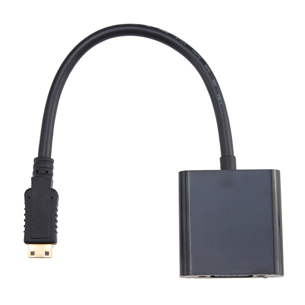AGPtek 1080P Mini HDMI to VGA Female Video Cable Converter for PC DVD HDTV
