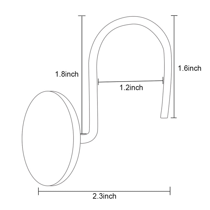 AGPtek® 12 PCS Fashion Decorative Home Rose Shower Curtain Hooks For Interior decoration, Soldering Iron, Pink