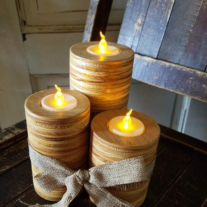 AGPtEK 12Pcs Battery Operated Tea Lights Fameless Candle Led Candles with Timer, Flickering Warm White