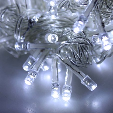 AGPtek 18Mx3M Linkable Fairy Curtain Lights Strings Connectable Lights 8 Lighting Modes