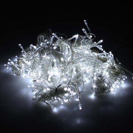 AGPtek 18Mx3M Linkable Fairy Curtain Lights Strings Connectable Lights 8 Lighting Modes