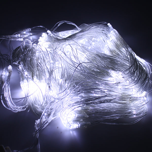 AGPtEK 300LED Net Mesh Fairy String Light Christmas Lights Lighting Party Wedding Tree-wrap White