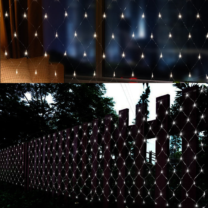 AGPtEK 300LED Net Mesh Fairy String Light Christmas Lights Lighting Party Wedding Tree-wrap White