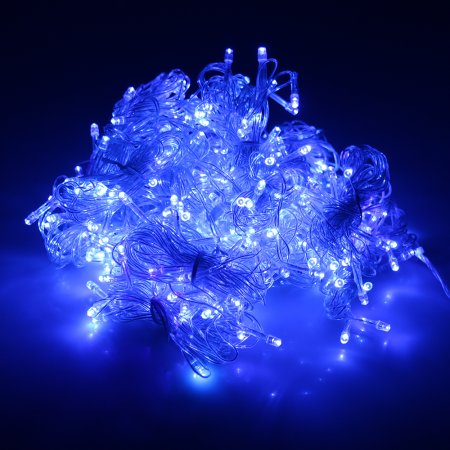 AGPtek 9Mx3M Linkable Fairy Curtain Lights Strings Connectable Lights 8 Lighting Modes