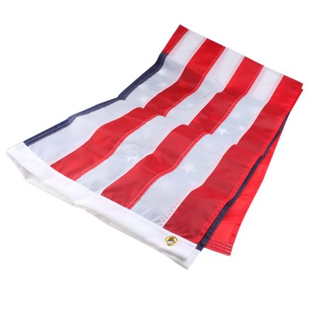 AGPtek American Flag / US USA Flag Embroidered Stars and Sewn Stripes 3 x 5ft / 90 x 150cm Nylon