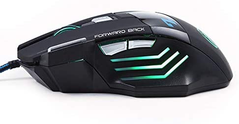 AGPTEK Ownuzz 5500DPI 5500 DPI 7 Button LED Optical USB Wired Gaming Mouse Mice for Pro Gamer