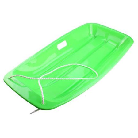AGPtek_ Winter Durable Plastic Snow Sled Boat Shape Snow Sledge Outdoor Pulling Snow Board Snow Seats for Kids