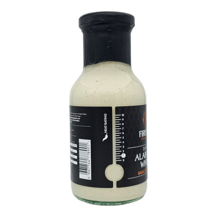 Alabama White BBQ Sauce bottle with black cap