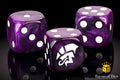 Alien Dice | Purple & White