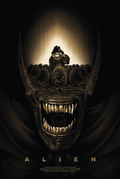 Alien Variant by Benedict Woodhead, 24" x 36" Screen Print
